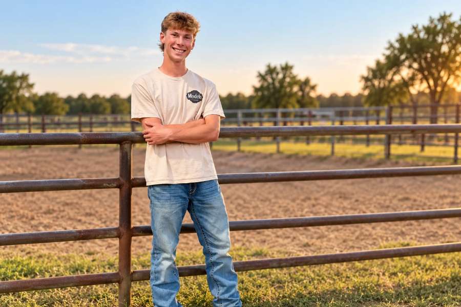 Xander at the ranch